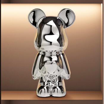 冰石美轻奢暴力熊摆件客厅高档创意家居网红公仔酒柜电视柜展示柜装饰