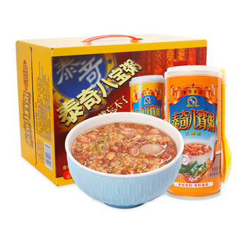 泰奇八宝粥 桂圆莲子粥 添加速食粥早餐粥 原味礼装 430g*12瓶