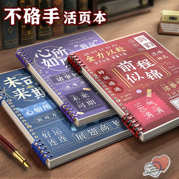 舒星不硌手活页本笔记本本子考研记事本b5线圈本方格可拆卸笔记本子学生高颜值横线格子日记本