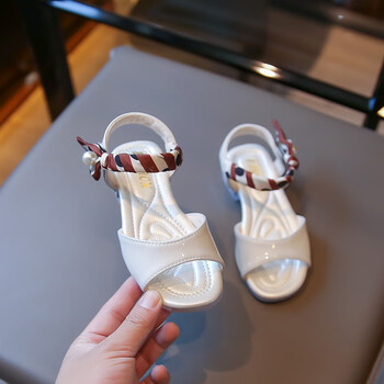 奇奈哒女童鞋公主凉鞋2024新款儿童鞋子中大童学生女孩软底鞋高跟仙女