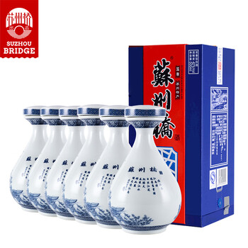 苏州桥国华白酒500ml*6整箱装42度浓香型白酒