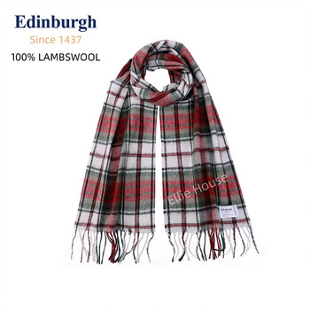 英国edinburgh爱丁堡苏格兰围巾女士新年礼物百搭保暖