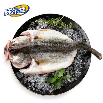味尔佳三去清蒸鲈鱼1斤（含调料包）海鲈鱼生鲜鱼类 海鲜水产