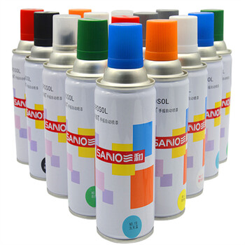 三和sano 三和自喷漆 电动摩托车汽车家具 墙面涂鸦油漆手摇喷漆 白色
