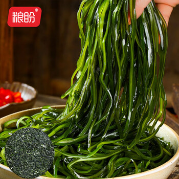 粮盼压缩海带丝圆饼特产烘干海带片干货非盐渍裙带菜Q 压缩海带丝22克(泡发后约220g)
