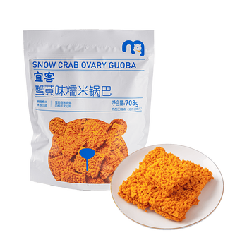 宜客蟹黄味糯米锅巴 708g