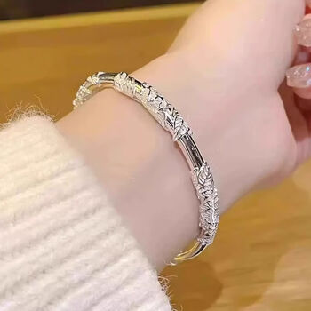 繁华系列推拉式手链送女友 繁华似锦铃铛款25克配送证书【图片 价格