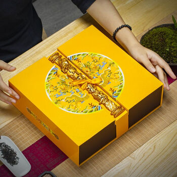 武夷山红茶大红袍金骏眉礼盒装茗茶 金骏眉全茶叶装无茶具