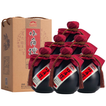 小角楼私藏酒 礼盒酒浓香型52度白酒手提礼盒装 52度 500mL 6瓶