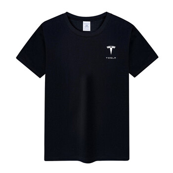 耀超特斯拉衣服 特斯拉4s店工作服短袖汽车标志t恤定制印logo男女工装