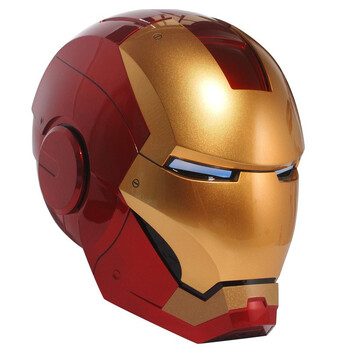 贾维斯钢铁侠头盔mk5可穿戴声控autoking儿童中英文y电动开合 钢铁侠
