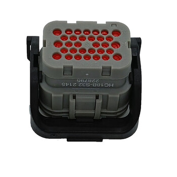 安费诺 新能源汽车信号连接器 32芯防水连接器 6 26插头 hc18bs32配齐