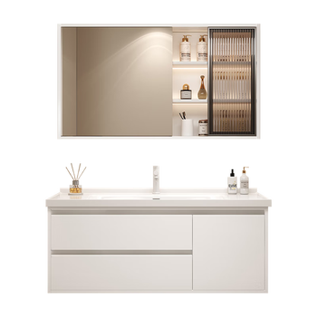 月下美人实木洗漱柜80cm浴室柜用来看真相（月下美人浴室柜怎么样）