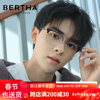 【Bertha】品牌的光学眼镜/镜片镜架,从价格走势到销量趋势,一应俱全!