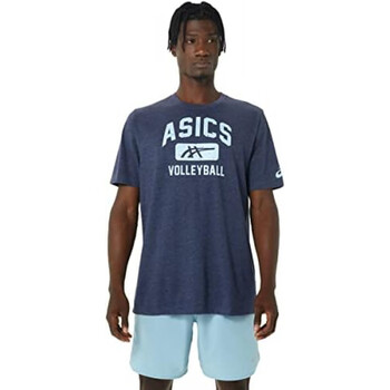 亚瑟士asics23新款男士t恤短袖上衣网球服asicswrestling运动休闲深