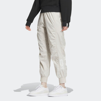 阿迪达斯adidas休闲舒适束脚运动裤女装官方轻运动hf2464矾土棕白2xs
