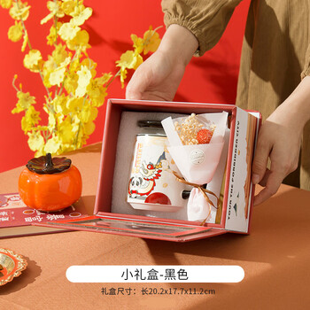 梦动龙年水杯生日礼物女生马克杯送闺蜜陶瓷礼盒装国潮新年伴手礼杯子