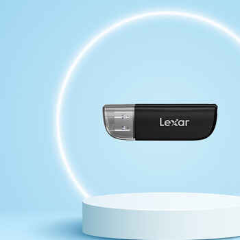 雷克沙(Lexar)SD/TF卡二合一多功能读卡器 华为手机电脑iPad读卡器 TF/SD二合一读卡器(RW300U)
