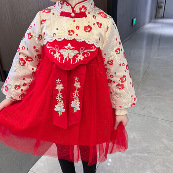 母婴>童装>儿童汉服/民族服装>儿童汉服/唐装>迪赛女>迪赛女新款女童