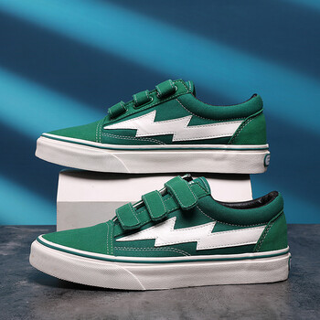 美版复仇风暴火焰帆布鞋revenge x storm闪电板鞋潮易烊千玺同款 闪电