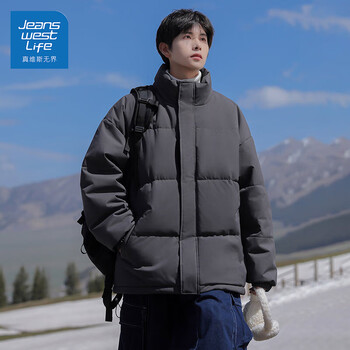 JEANSWEST LIFE 真维斯秋冬男士棉服*1+棉质长袖*3 任选四件组合清仓！