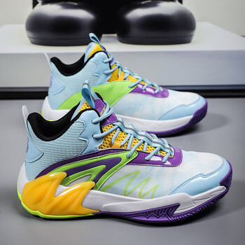 步仕驰bushichi篮球鞋男款夏季实战学生球鞋限量版防滑透气运动鞋紫外