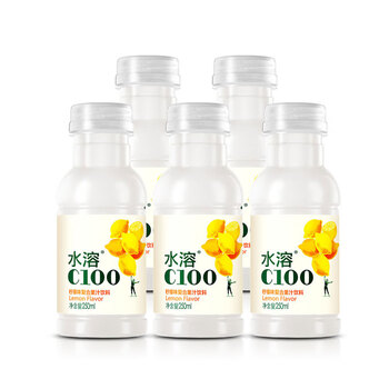 农夫山泉水溶C100小瓶果汁250ml*12瓶整箱 250ml*5瓶【柠檬味】