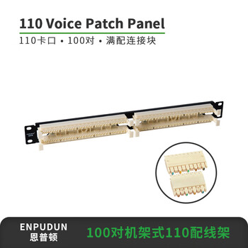 恩普顿100对110型语音配线架