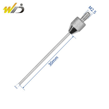 韦度（WD） 指示表测头 数显百分表千分表平头尖头测针高度规高度尺圆头一根 平头φ1-30