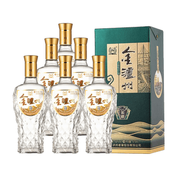 泸州老窖金泸州鉴藏475ml*6瓶整箱装 52度浓香型白酒 宴请送礼酒 52%
