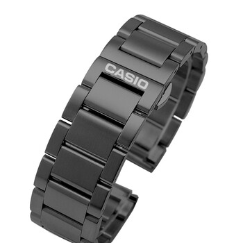 卡西欧手表表带原装适配卡西欧表带剑鱼efr303526mtp13741375蝴蝶扣