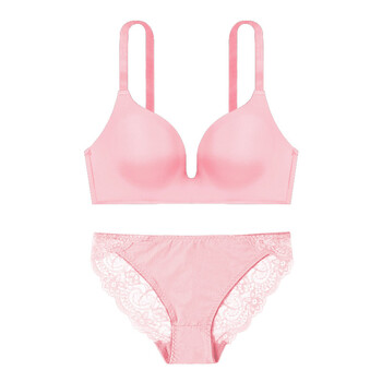 女生内裤内衣一套春夏内衣女胸罩大胸显小文胸薄款学生高中少女内衣
