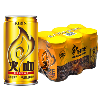 怡宝 麒麟火咖 180ml*6罐装 量贩装