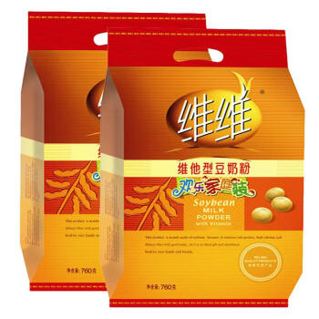 维维豆奶粉 维他型 560g/袋非转基因大豆 营养早餐 速溶即食冲饮代餐 维维豆奶760g*2袋
