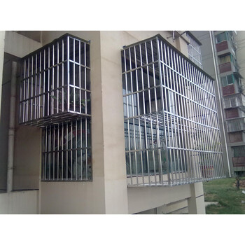 南京202,304不锈钢防盗窗防护栏儿童小偷,安全阳台窗高层防护 25*25管