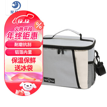 星月蓝保温袋时尚便携饭盒袋便当包加厚防水保温保鲜冷藏包