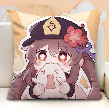 健威神胡桃抱枕 双面二次元周边宅男游戏学生宿舍床上靠垫来图可定制