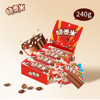 脆香米 草莓牛奶巧克力 12g*20条240g