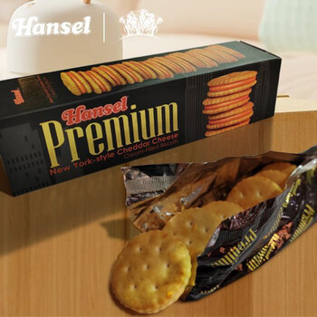 山头林村菲律宾原装进口hansepremium芝士饼干咸芝士黑甜芝士白咸芝士