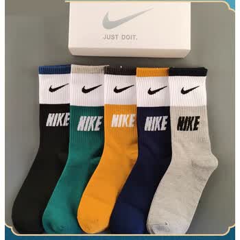 耐克(nike)耐克袜子男女秋冬长袜篮球袜休闲透气纯棉防臭长筒运动袜