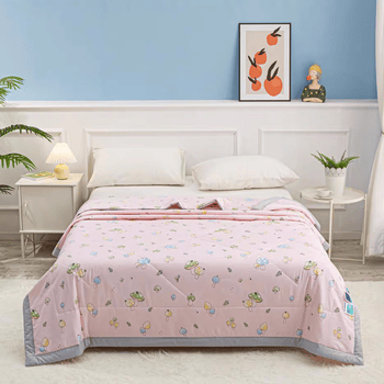 富尔迪家纺馨柔亲肤夏被柔软舒服整张填充跑量款单双人空调被可水洗