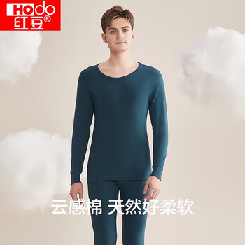 Hodo Men 红豆男装 保暖内衣 秋衣+秋裤 100%纯棉 套装 男女款