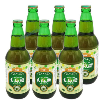 可局新疆升旗卡瓦斯格瓦斯500ml6瓶装蜂蜜发酵碳酸饮料500mlx6瓶卡