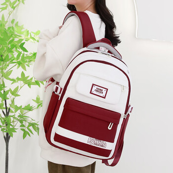 陌迪减负大容量学霸书包女学生初中生高中学生背包三到六年级女生双肩