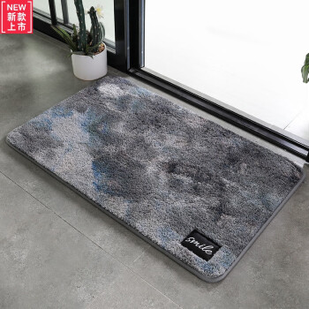 佰嘉皇卫生间地垫浴室门口吸水耐脏新款加厚地垫房间厕所吸水地垫水墨
