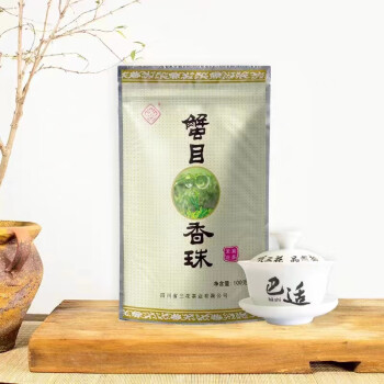 三花 三花牌蟹目香珠茉莉花茶叶袋装四川浓香茉莉花茶