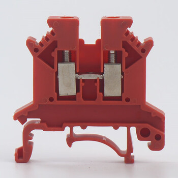 信立电讯st-2.5 pt-2.5 uk-2.5b 电压接线端子排式 uk25b红色(100只)