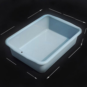 水盆时尚简约家用厨房塑料盆洗碗盆带下水洗拖把清洁盆长方形大号盆