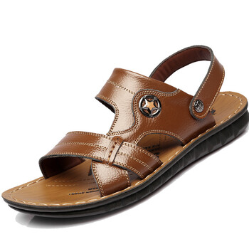 京东品质 夏季男士凉鞋沙滩鞋 男透气特大套脚男鞋 新款防滑凉拖鞋