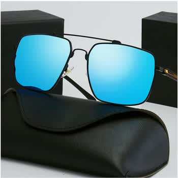 钟表眼镜>眼镜>太阳镜>幻她>幻她新款男士变色偏光太阳镜男款金属方框